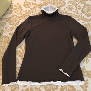 Athleta double layered turtleneck